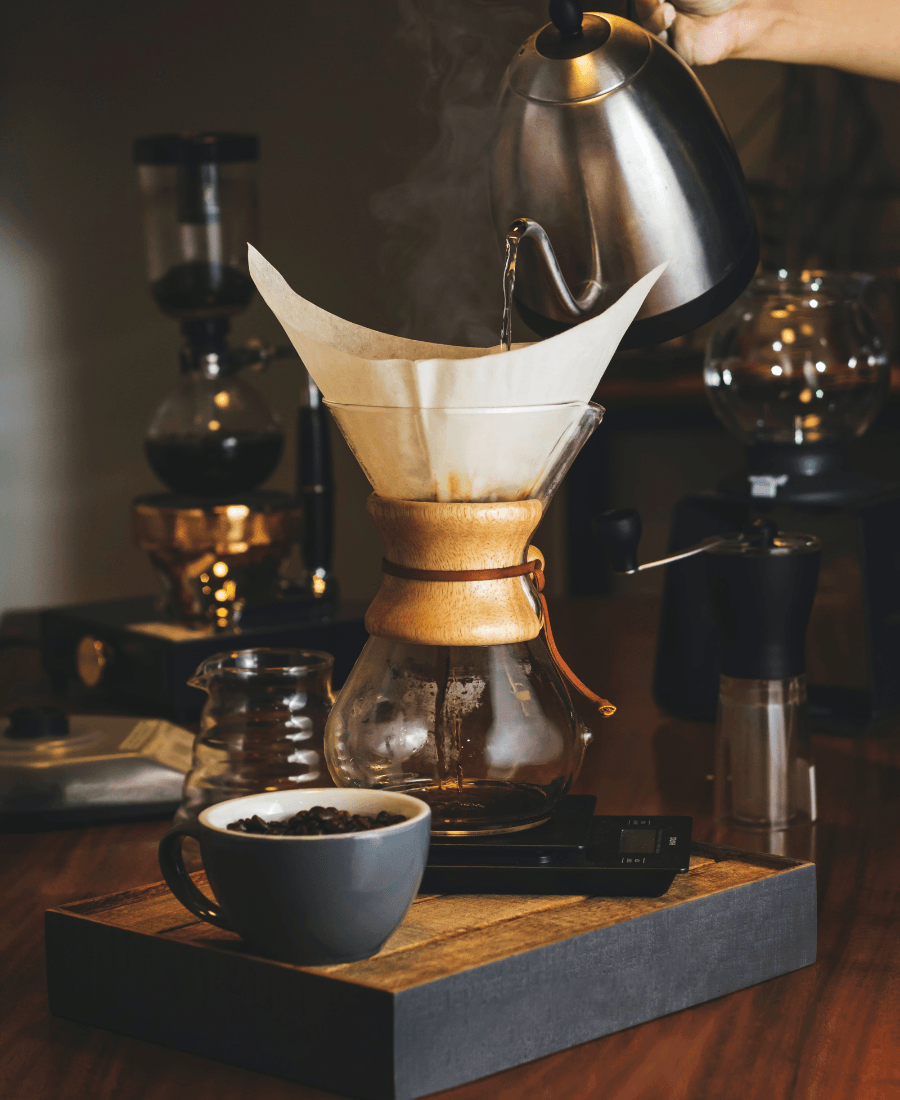 pour over coffee