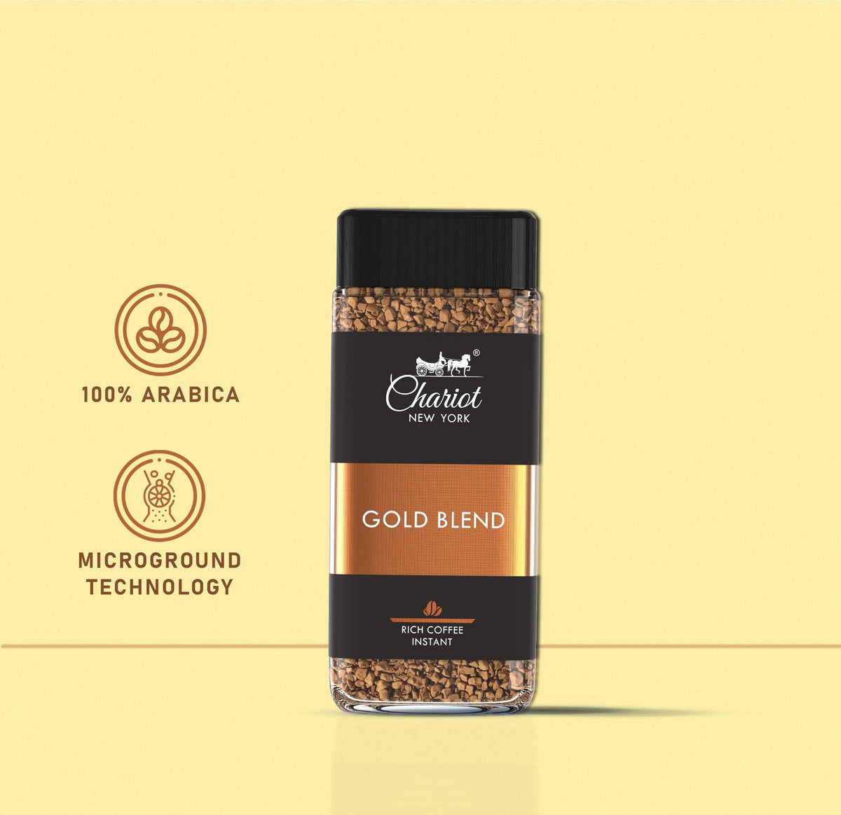 Gold Blend Rich Coffee Jar Best Instant Coffee India Chariot Coffee