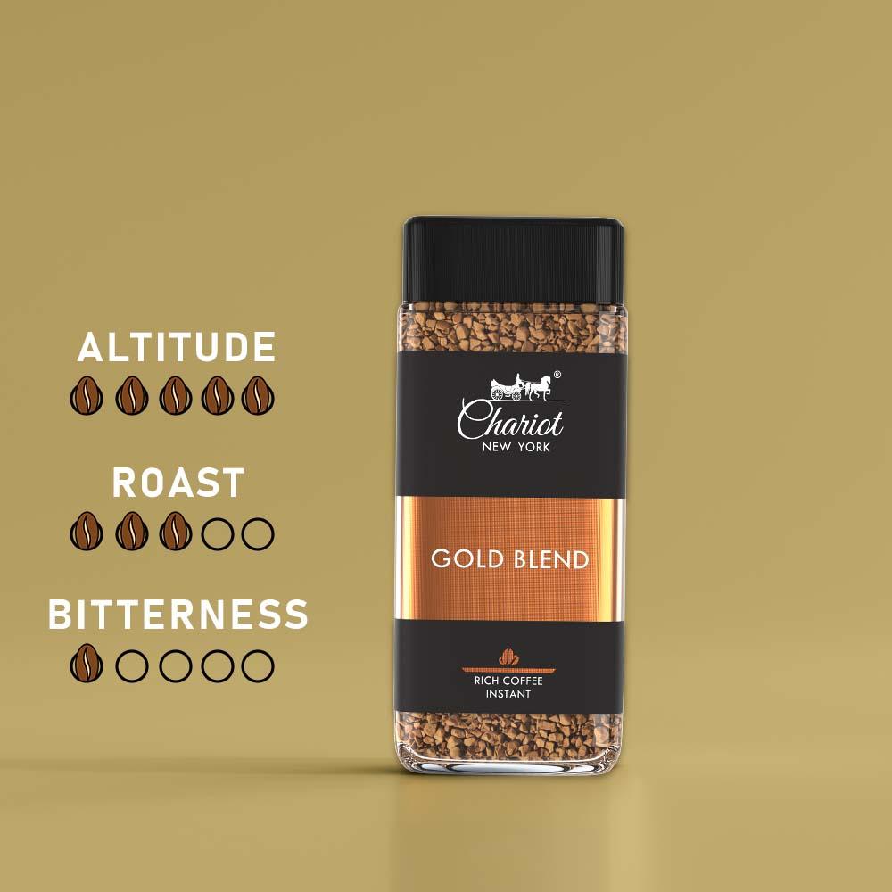 Gold Blend Rich Coffee Jar Best Instant Coffee India Chariot Coffee