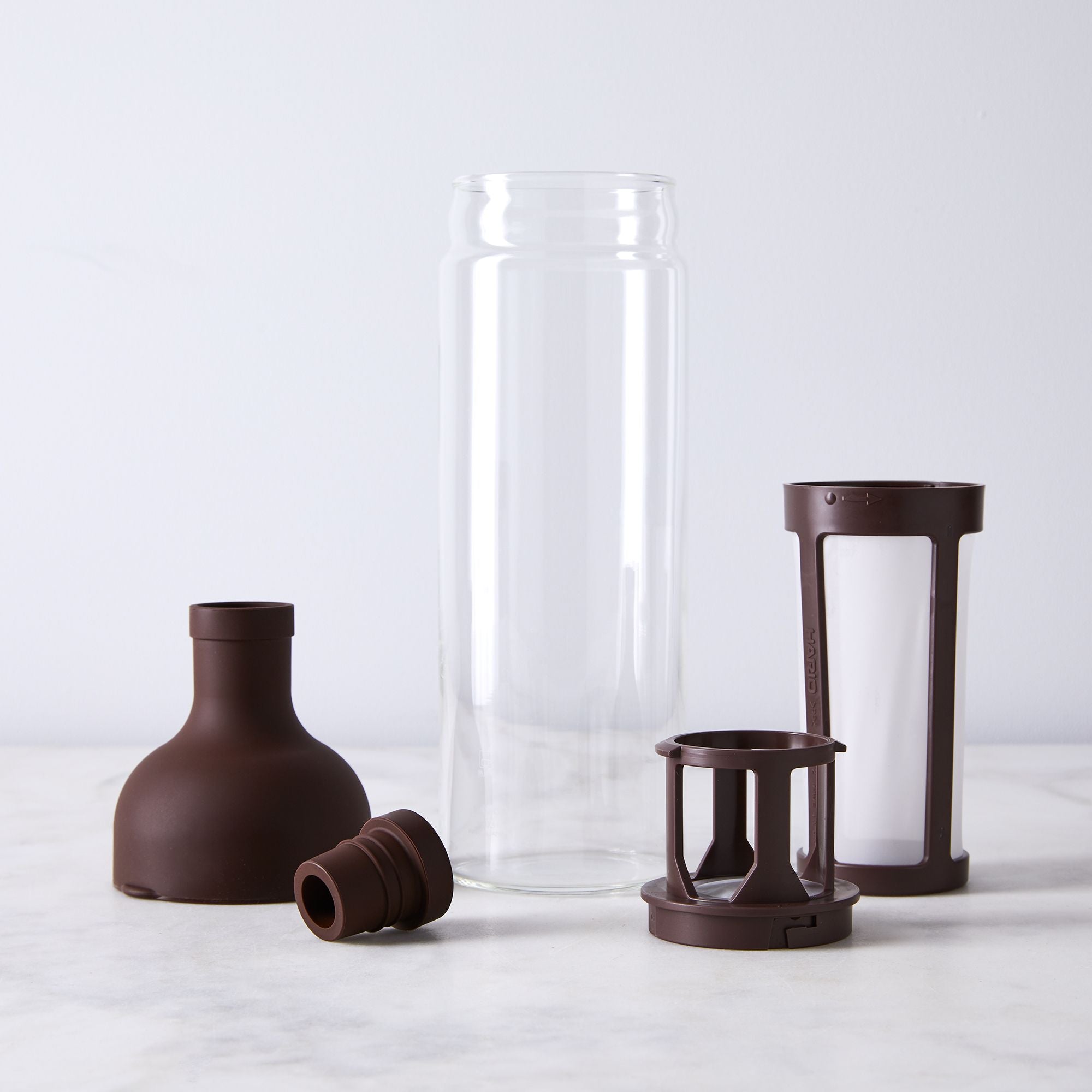 Chariot New York Cold Brew Iced Filter Coffee Bottle – 650ml Premium Glass Cold Brew Maker with Filter