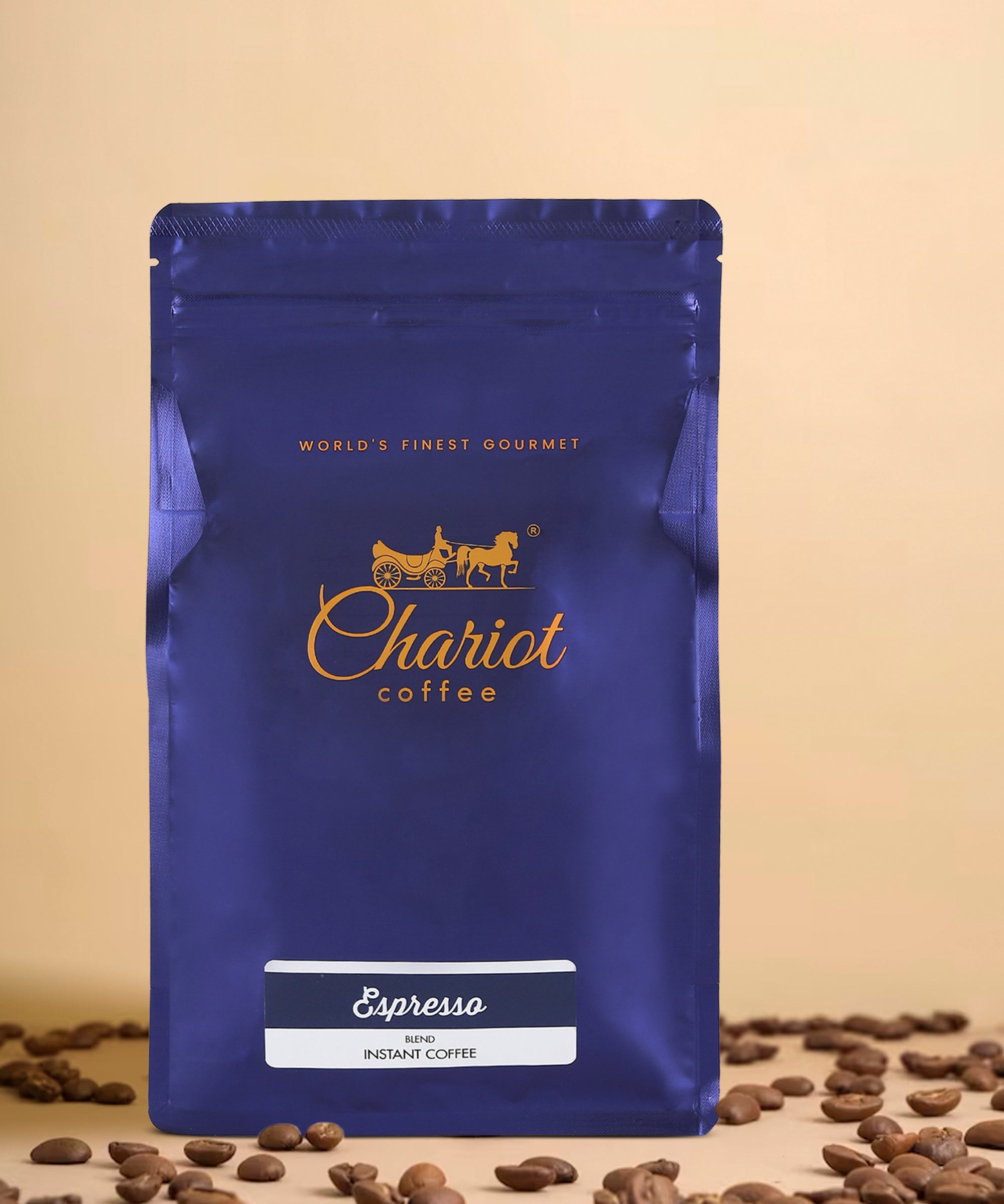 Chariot Coffee Espresso Blend – Bold & Rich Instant Coffee (100% Arabica, Dark Roast)