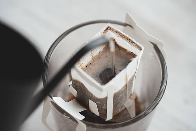 Chariot Coffee Empty Portable Coffee Filter Paper Drip Bag with Hanging Ear for Single Serve Disposable Coffee Brewing