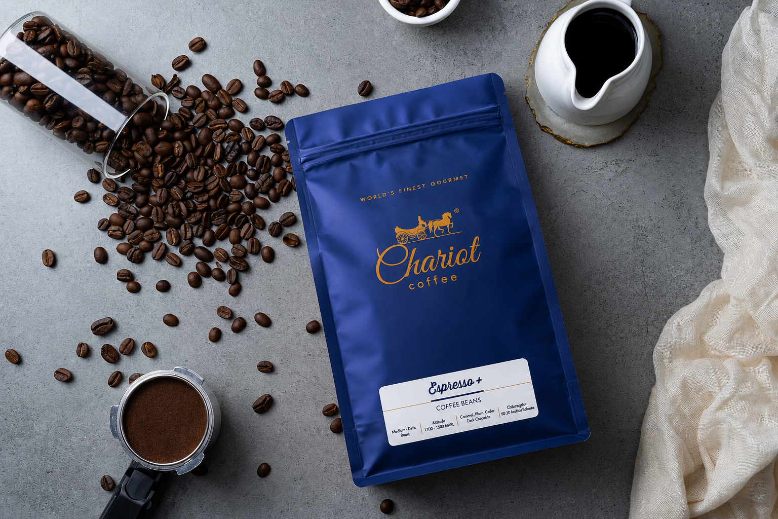 Chariot Espresso Plus Coffee Beans